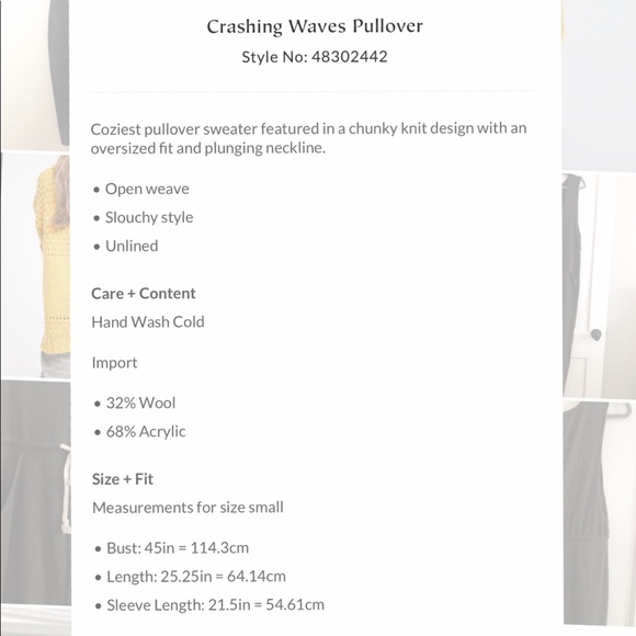 Free People Crashing Waves Pullover - Picture 6 of 6